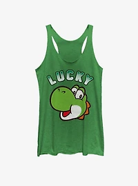 Nintendo Lucky Yoshi Girls Tank Top