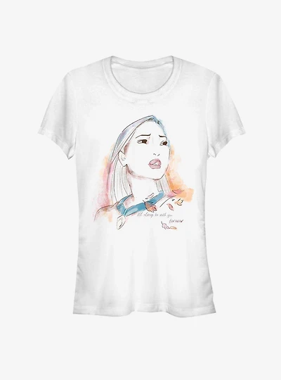 Disney Pocahontas Watercolor Girls T-Shirt
