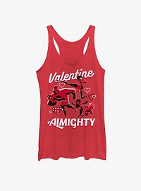 Disney Pixar The Incredibles Valentine Almighty Girls Tank
