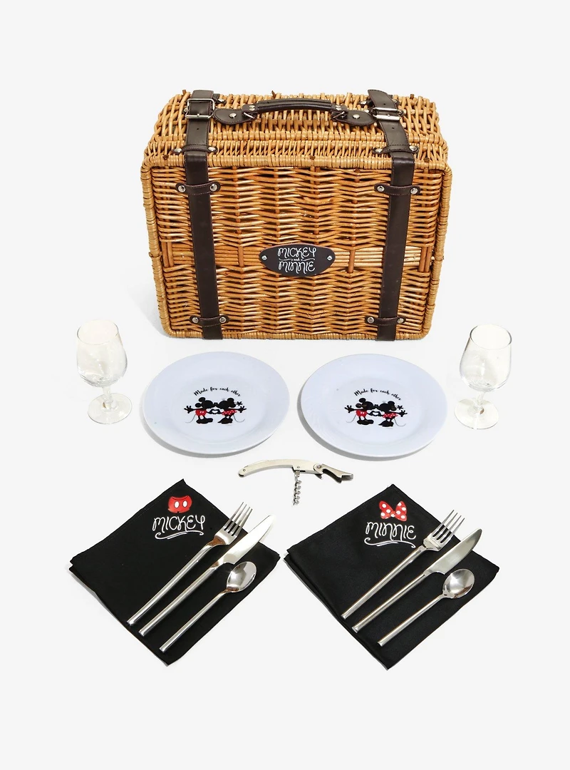 Disney Mickey Mouse & Minnie Mouse Picnic Basket