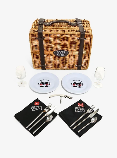 Disney Mickey Mouse & Minnie Mouse Picnic Basket
