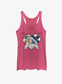 Star Wars BB-8 Heart R2 Girls Tank