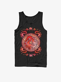 Disney Mulan Mushu Stained Glass Tank