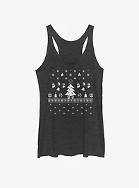 Nintendo White Christmas Girls Tank