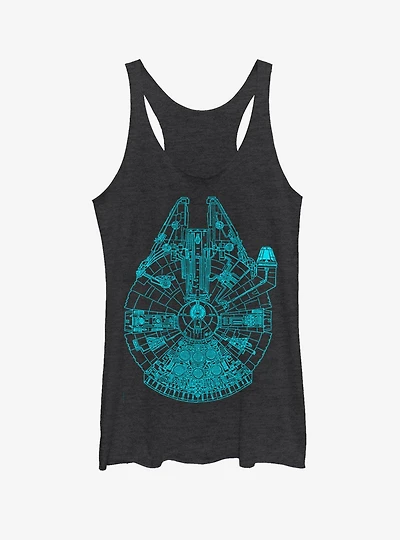 Star Wars Blue Falcon Girls Tank