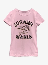 Jurassic Park Head Hunter Youth Girls T-Shirt