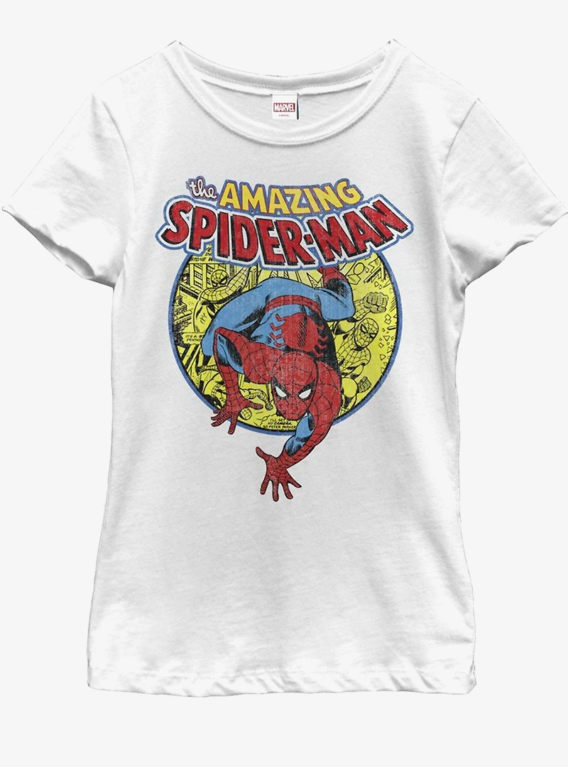 Marvel Spiderman Urban Hero Youth Girls T-Shirt
