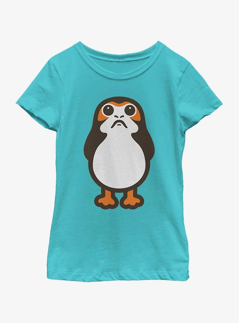 Star Wars Episode VIII The Last Jedi Big Porg Youth Girls T-Shirt