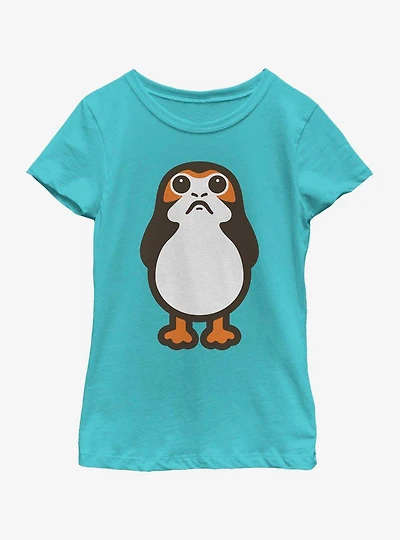 Star Wars Episode VIII The Last Jedi Big Porg Youth Girls T-Shirt