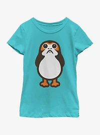 Star Wars Episode VIII The Last Jedi Big Porg Youth Girls T-Shirt