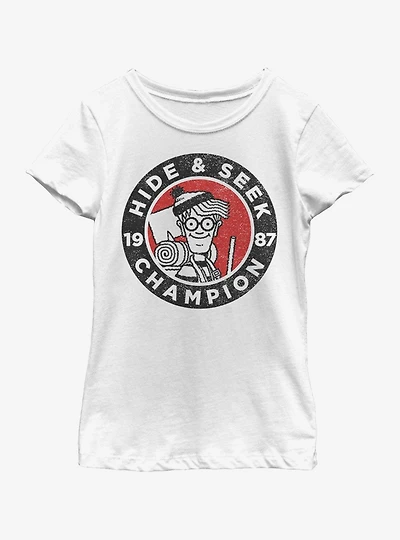 Where's Waldo Rondel Youth Girls T-Shirt
