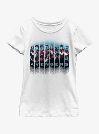 Marvel Avengers: Endgame Grid Panel Youth Girls T-Shirt