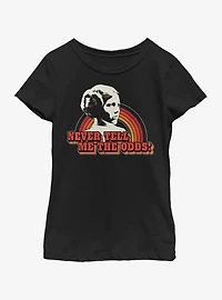 Star Wars Never Tell Me The Odds Youth Girls T-Shirt