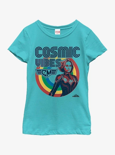 Marvel Captain Power Youth Girls T-Shirt