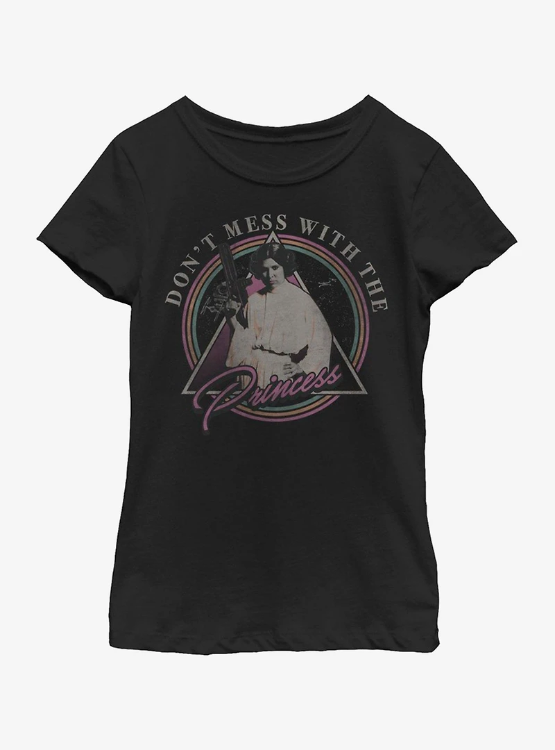 Star Wars Dont Mess Youth Girls T-Shirt