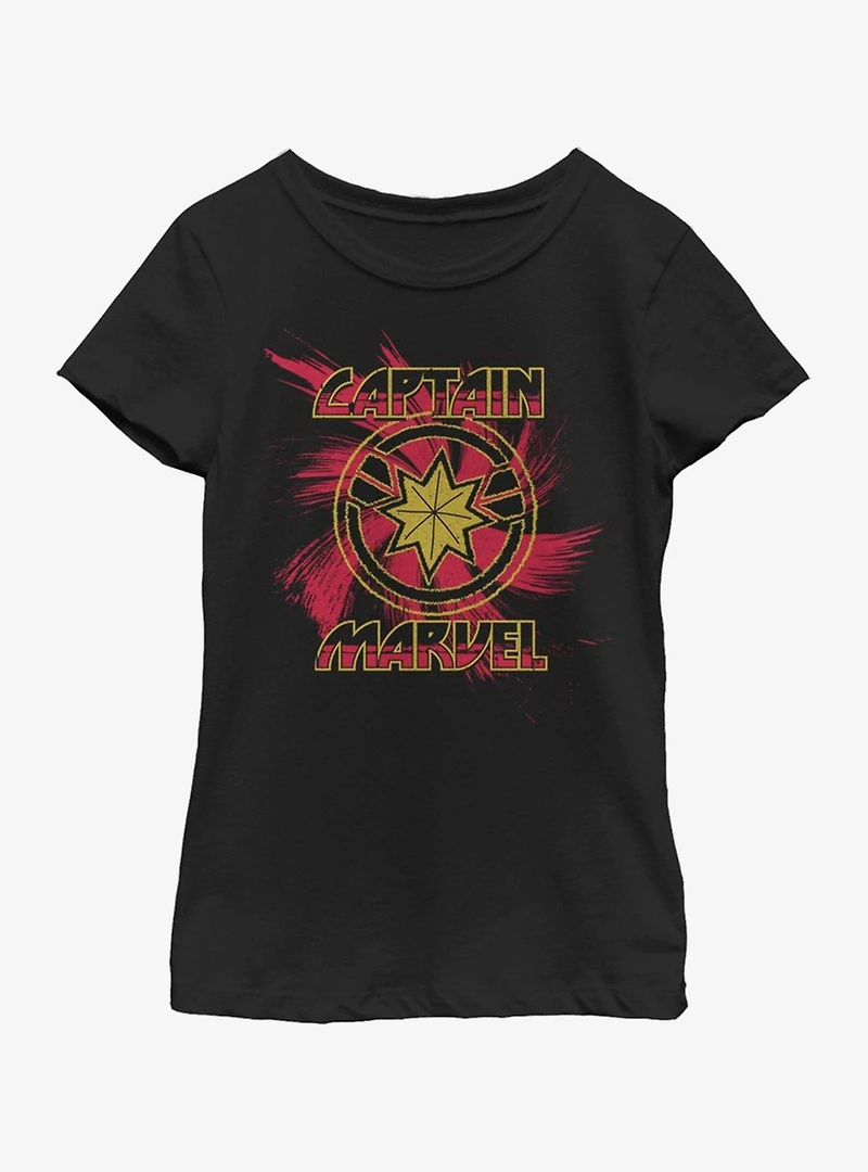 Marvel Captain Swirl Youth Girls T-Shirt