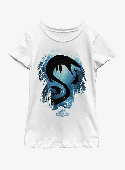 Jurassic Park Water Fear Youth Girls T-Shirt
