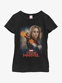 Marvel Captain Cap Youth Girls T-Shirt