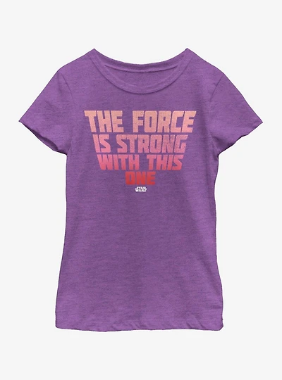 Star Wars The Force Youth Girls T-Shirt