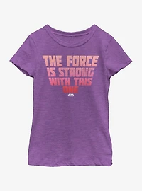 Star Wars The Force Youth Girls T-Shirt