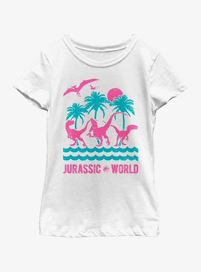 Jurassic World Island Dinos Youth Girls T-Shirt