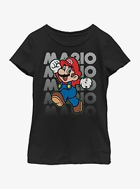 Nintendo Super Mario Four Youth Girls T-Shirt