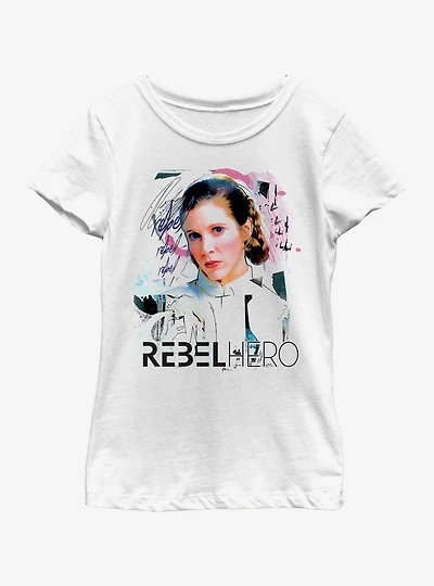 Star Wars Scribble Montage Youth Girls T-Shirt