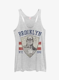 Marvel Brooklyn Cap Face Womens Tank Top
