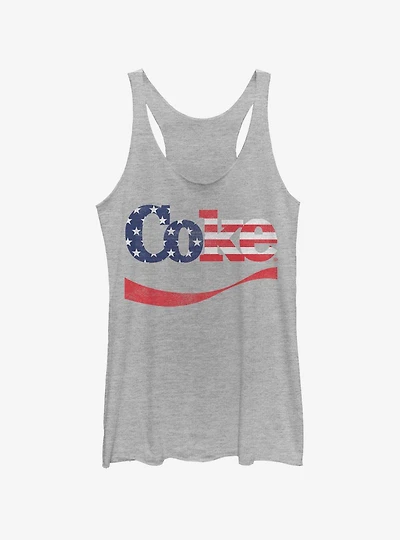 Coke Spangled Womens Tank Top