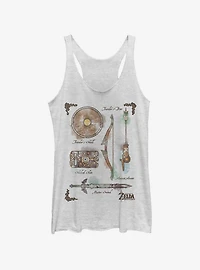Nintendo Inventory Womens Tank Top