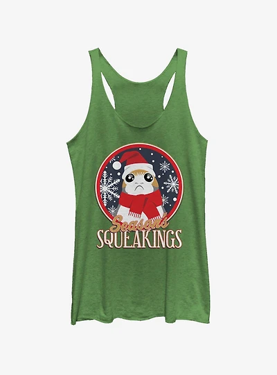 Star Wars Episode VIII The Last Jedi Porg Squeakings Womens Tank Top