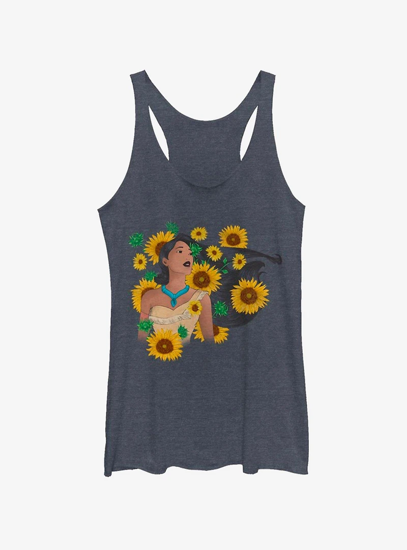 Disney Princesses Floral Princess Womens Tank Top