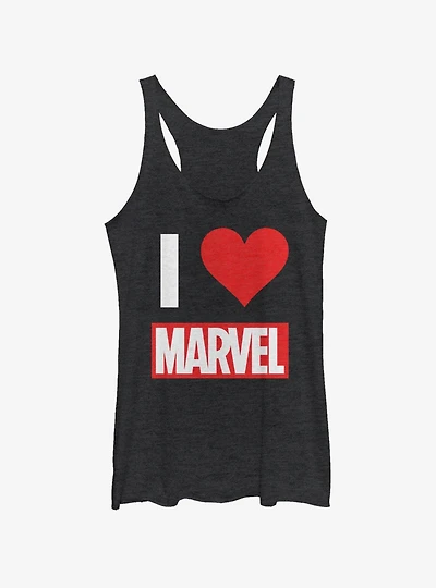 Marvel I Love Brick Womens Tank Top