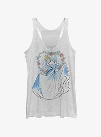 Disney Princesses Cinderella Flow Cast Womens Tank Top