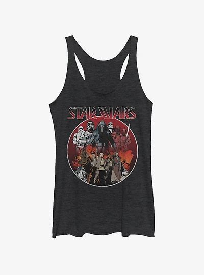 Star Wars The Last Jedi SW Groups Womens Tank Top