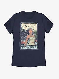 Disney Pocahontas Block Bottom Text Womens T-Shirt