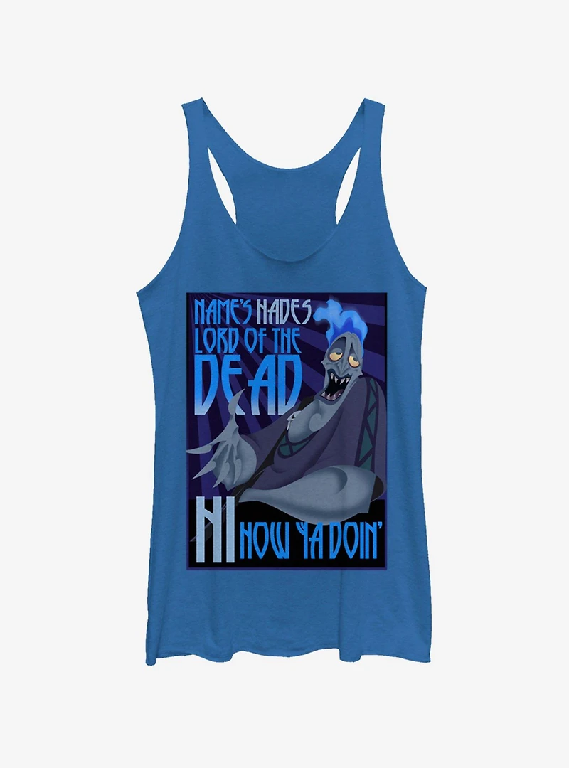 Disney Villains Names Hades Womens Tank Top