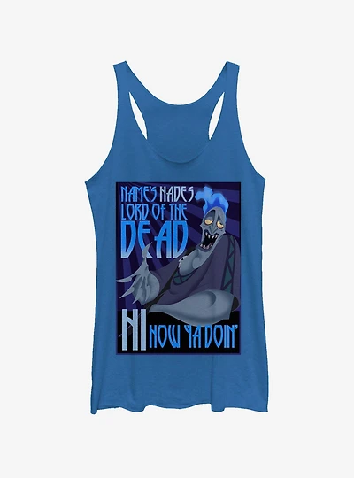 Disney Villains Names Hades Womens Tank Top