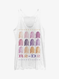 Star Wars R2D2 Candy Womens Tank Top