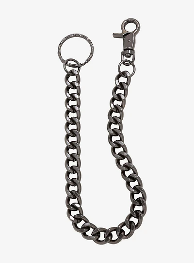 Gunmetal Tone 12 Inch Wallet Chain