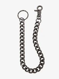 Gunmetal Tone 12 Inch Wallet Chain
