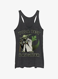 Star Wars Yoda Best Daughter Womens Tank Top