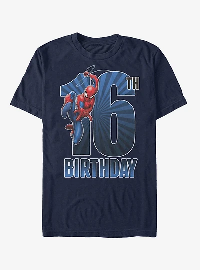 Marvel Spider-Man 16th Birthday T-Shirt