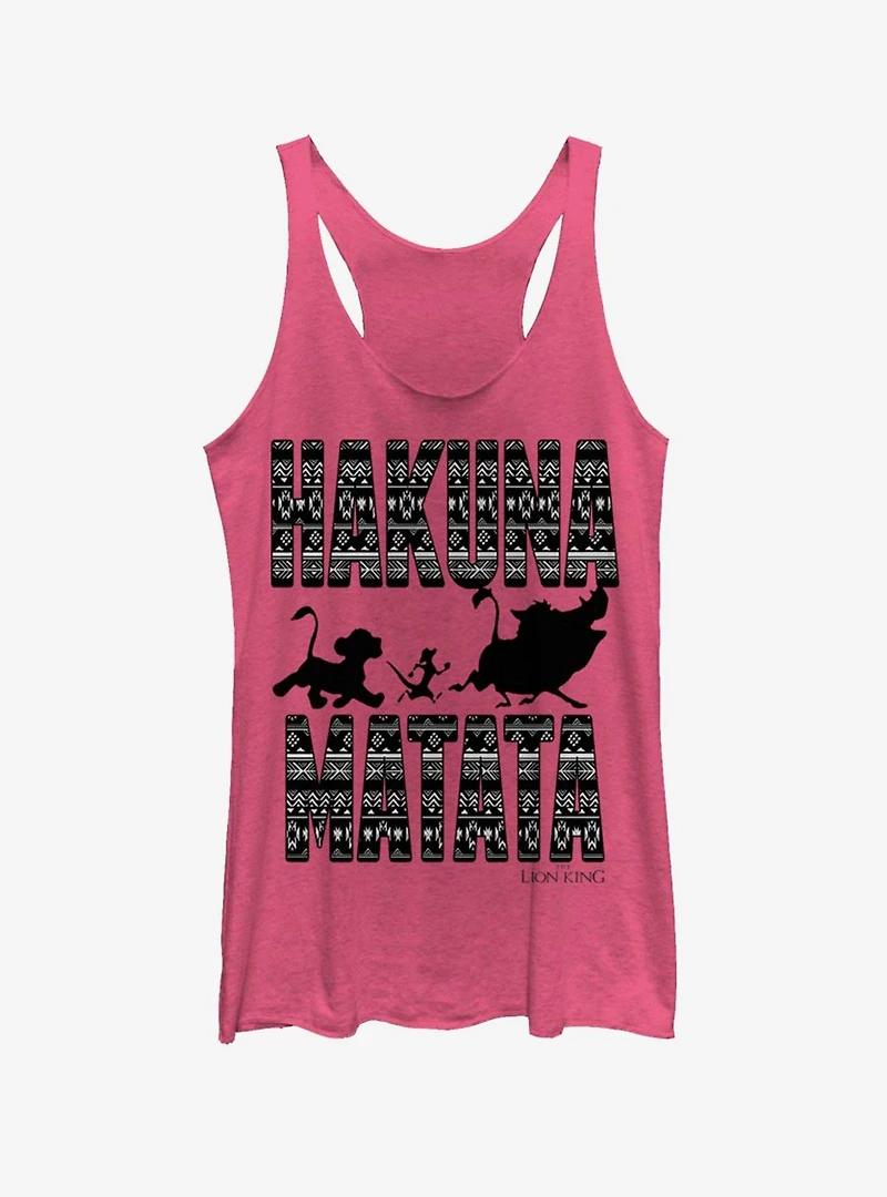 Disney The Lion King Hakuna Print Womens Tank Top