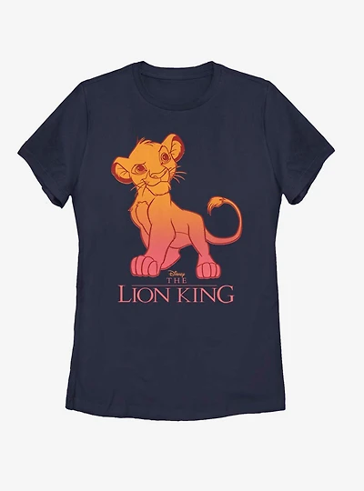 Disney The Lion King Simba Fade Womens T-Shirt