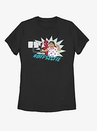 Marvel Spider-Man Selfie Womens T-Shirt