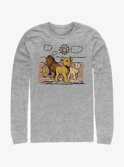 Disney The Lion King 2019 Hakuna Group Long-Sleeve T-Shirt