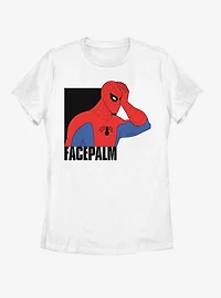 Marvel Spider-Man Facepalm Womens T-Shirt