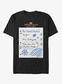 Marvel Spider-Man: Far From Home Spider Checklist T-Shirt