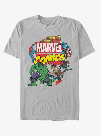 Marvel Avengers Classic Comics Logo T-Shirt